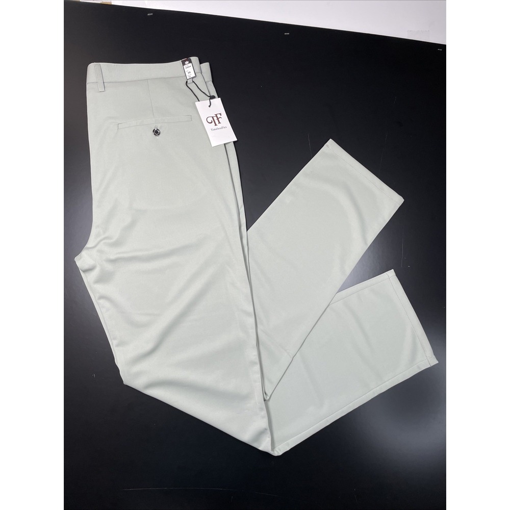 NWT  TimelessFlex Mens Stretch Pants Size 36x32 Comfort Casual Dress Spandex New